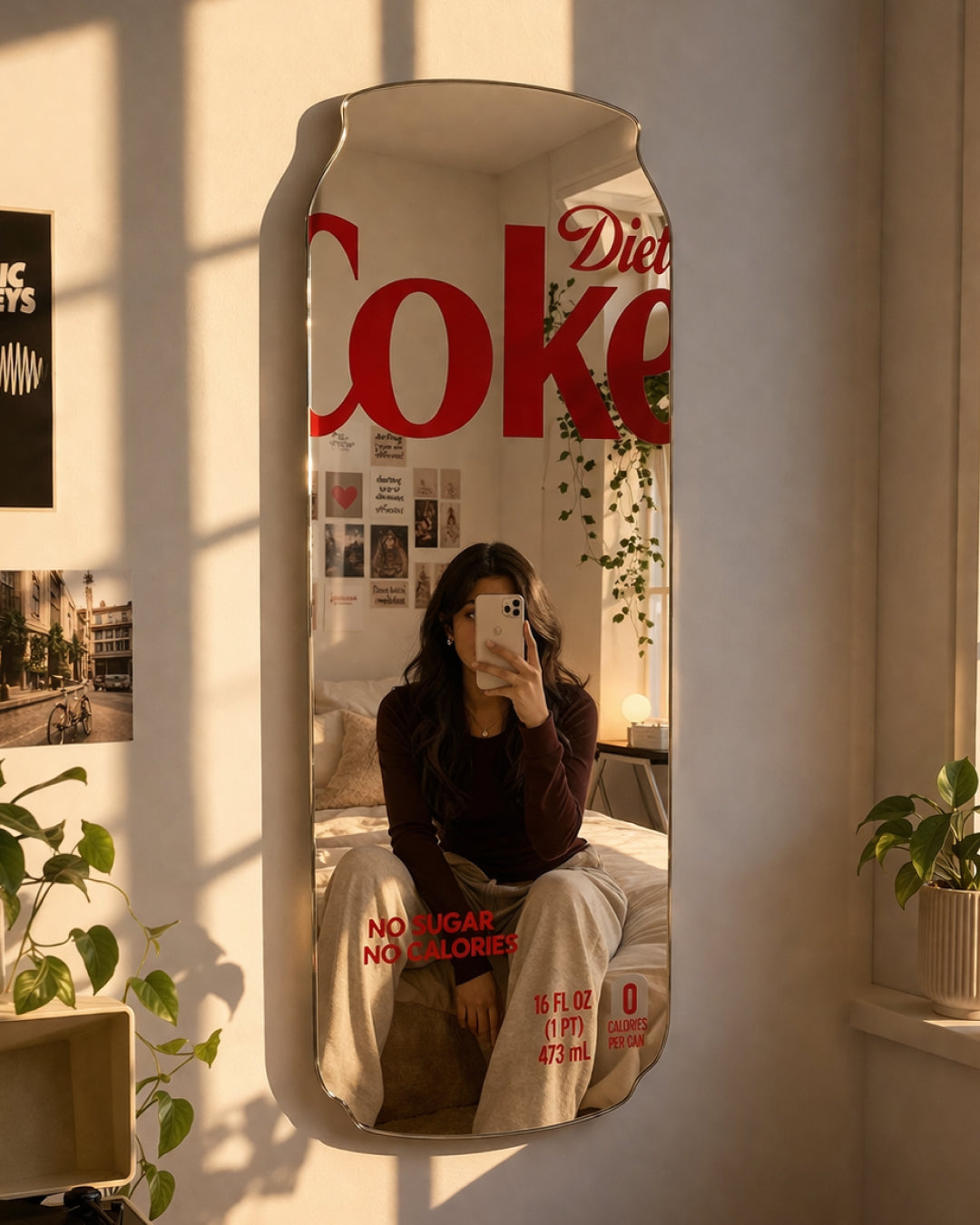 Diet Coke Mirror Wall Decor