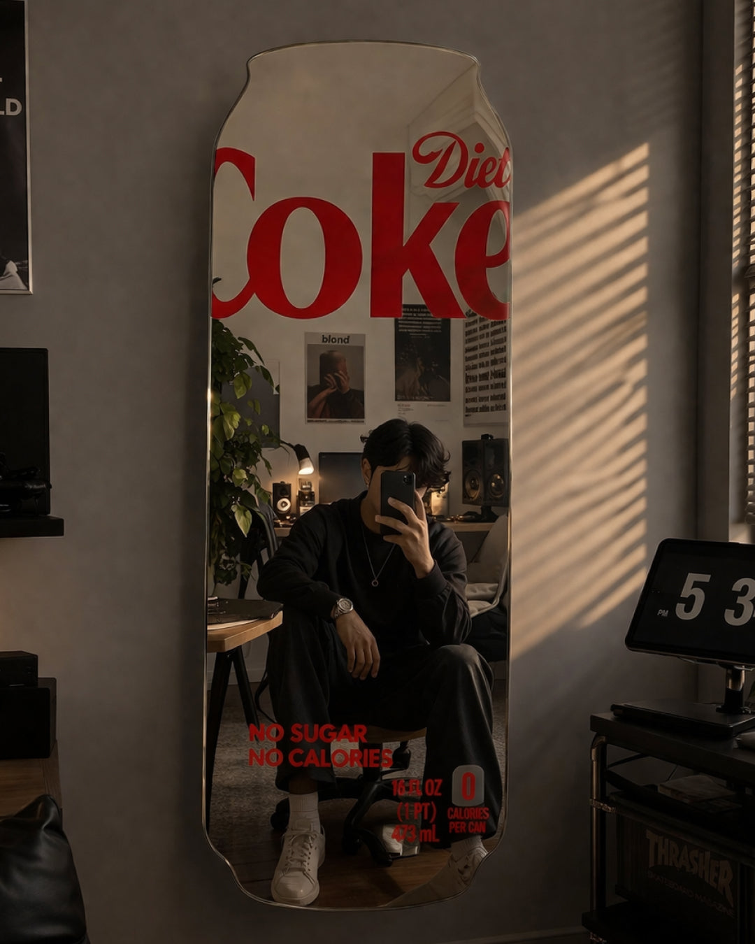 Diet Coke Mirror Wall Decor