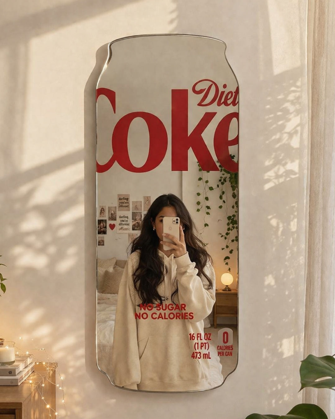 Diet Coke Mirror Wall Decor