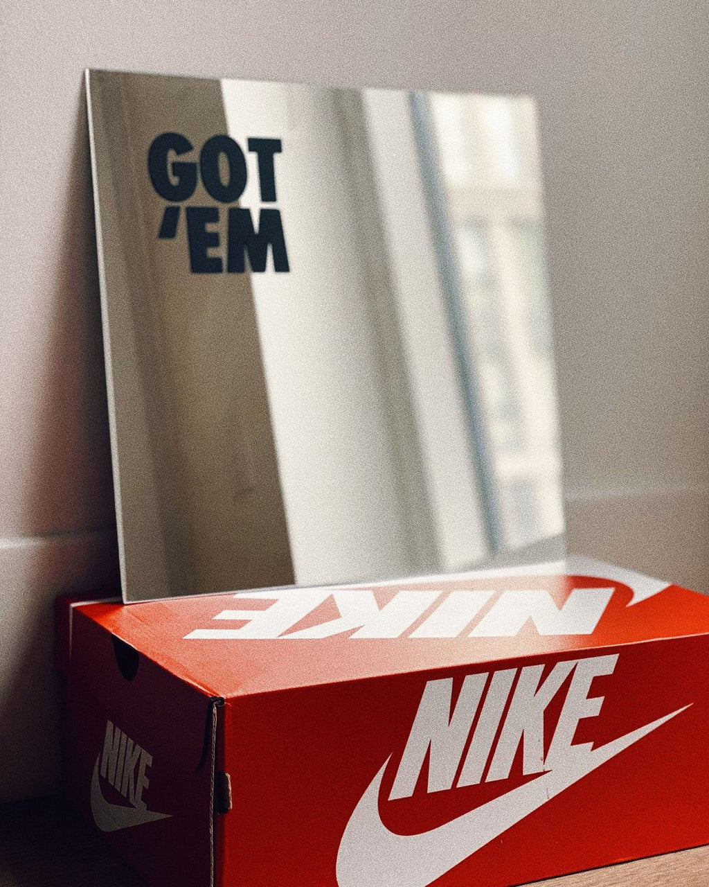 Got ’Em Mirror | Aesthetic Nike Inspired Wall Decor