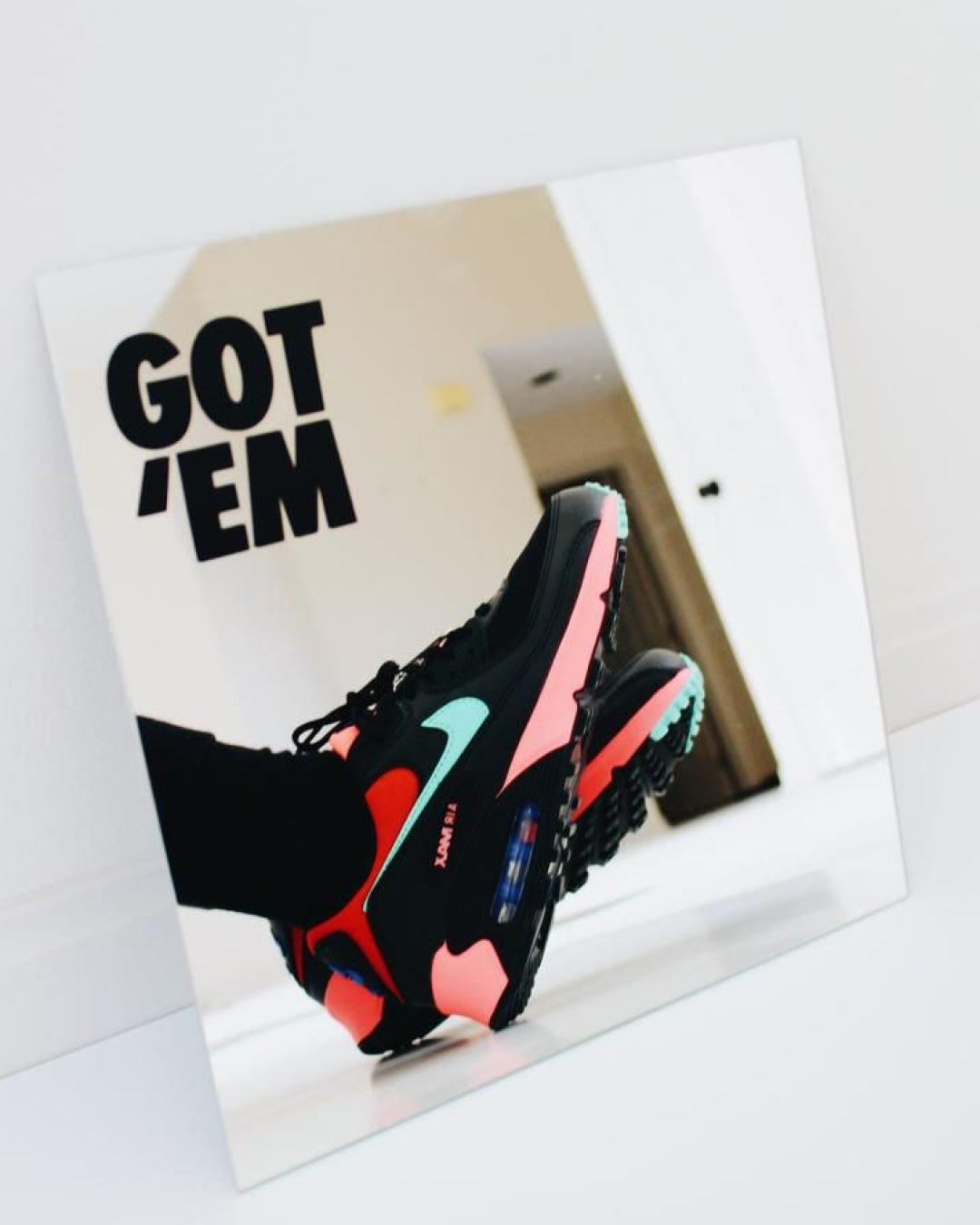 Got ’Em Mirror | Aesthetic Nike Inspired Wall Decor